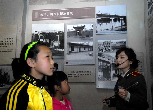 中国工农红军西路军纪念馆掀起红色旅游热--中国年鉴网