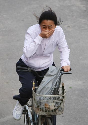 京城出现大风扬沙天气--国家史册