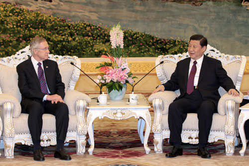 习近平会见美国国会参议院代表团--中国年鉴