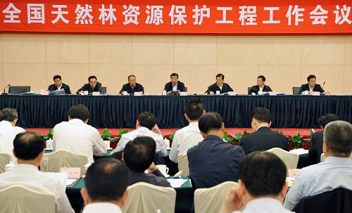 回良玉出席全国天然林资源保护工程工作会议并讲话--中国年鉴