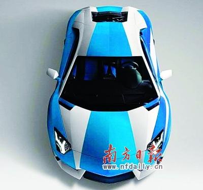 兰博基尼Aventador警车设计图发布--国家史册