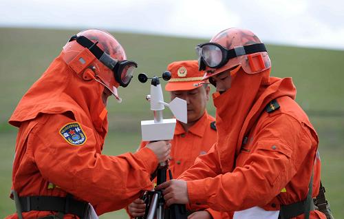 武警森林部队靠前驻防应对火险--中国年鉴网