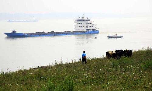 长江中下游久旱迎降雨 长江水位开始上涨--国家年鉴