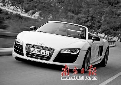 奥迪R8Spyder正式登陆中国市场 售249.8万--中国年鉴网