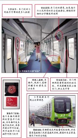 北京地铁9号线新车亮相 乘客可与司机对话(图)--中国年鉴网