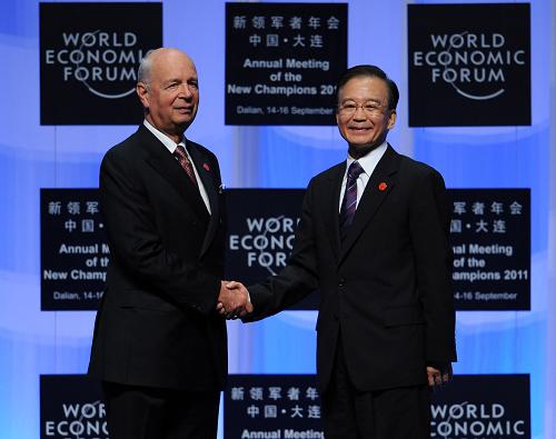 温家宝出席第五届夏季达沃斯论坛--中国年鉴