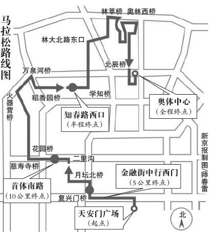 京周日马拉松赛25路段限行 西部北部交通压力大--中国年鉴