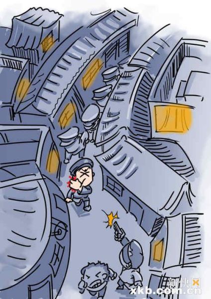 广东汕尾发生枪击案 枪匪拒捕击中民警颈部(图)--国家史册