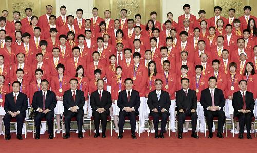 胡锦涛等会见中国体育代表团成员--年度总结